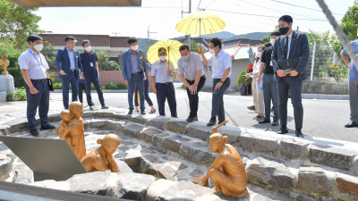 반죽동 역사공원 조성사업장 현장 방문