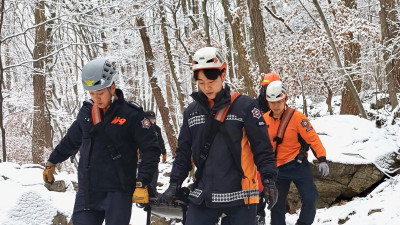 공주소방서, 계룡산 산악사고 인명 신속 구조